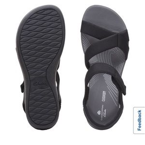 Brand New Clarks Womens Cloudsteppers Arla Gracie Strap Sandals.